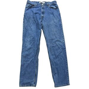 Levis 550 Jeans Men's 38x38 Blue Relaxed Fit Light Wash Y2K Vintage Western READ